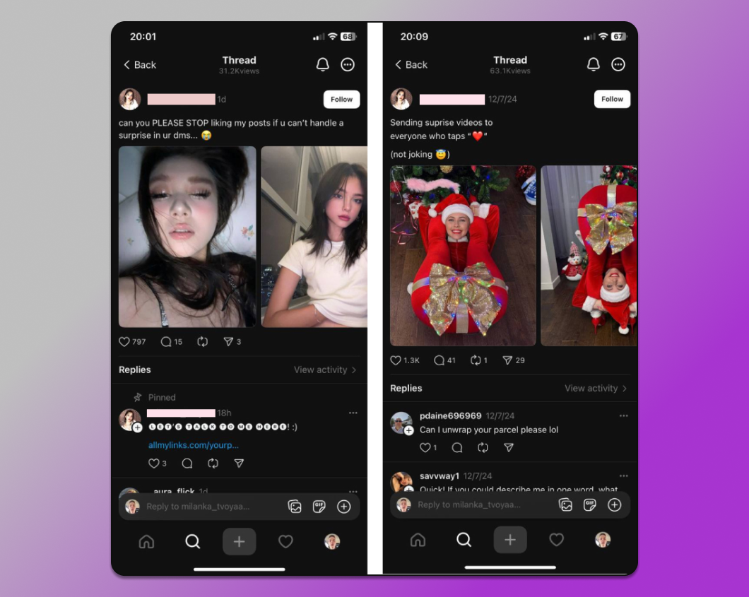 Threads Dolphin Anty