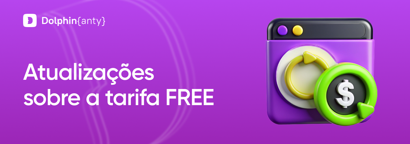 Capa de atualizações gratuitas do Dolphin Anty