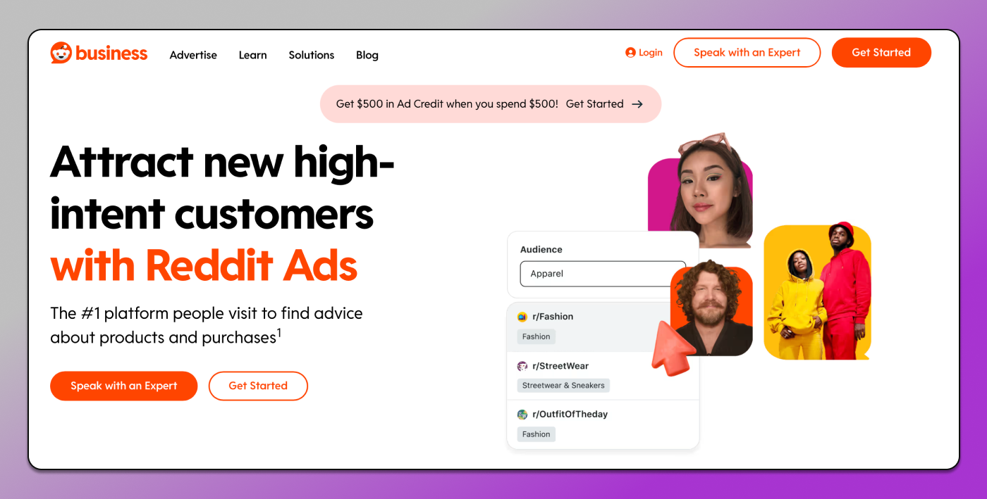Reddit Ads Главная страница Dolphin Anty