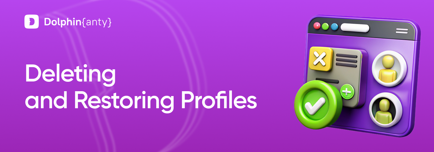 Delete and Restore Profile Cover Dolphin Anty