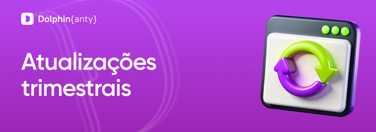 Atualizações da capa do Dolphin Anty
