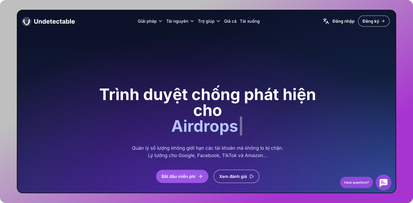 Trang web Undetectable Dolphin Anty