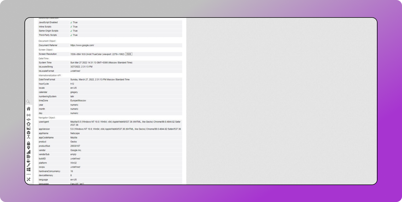 JavaScript Dolphin Anty
