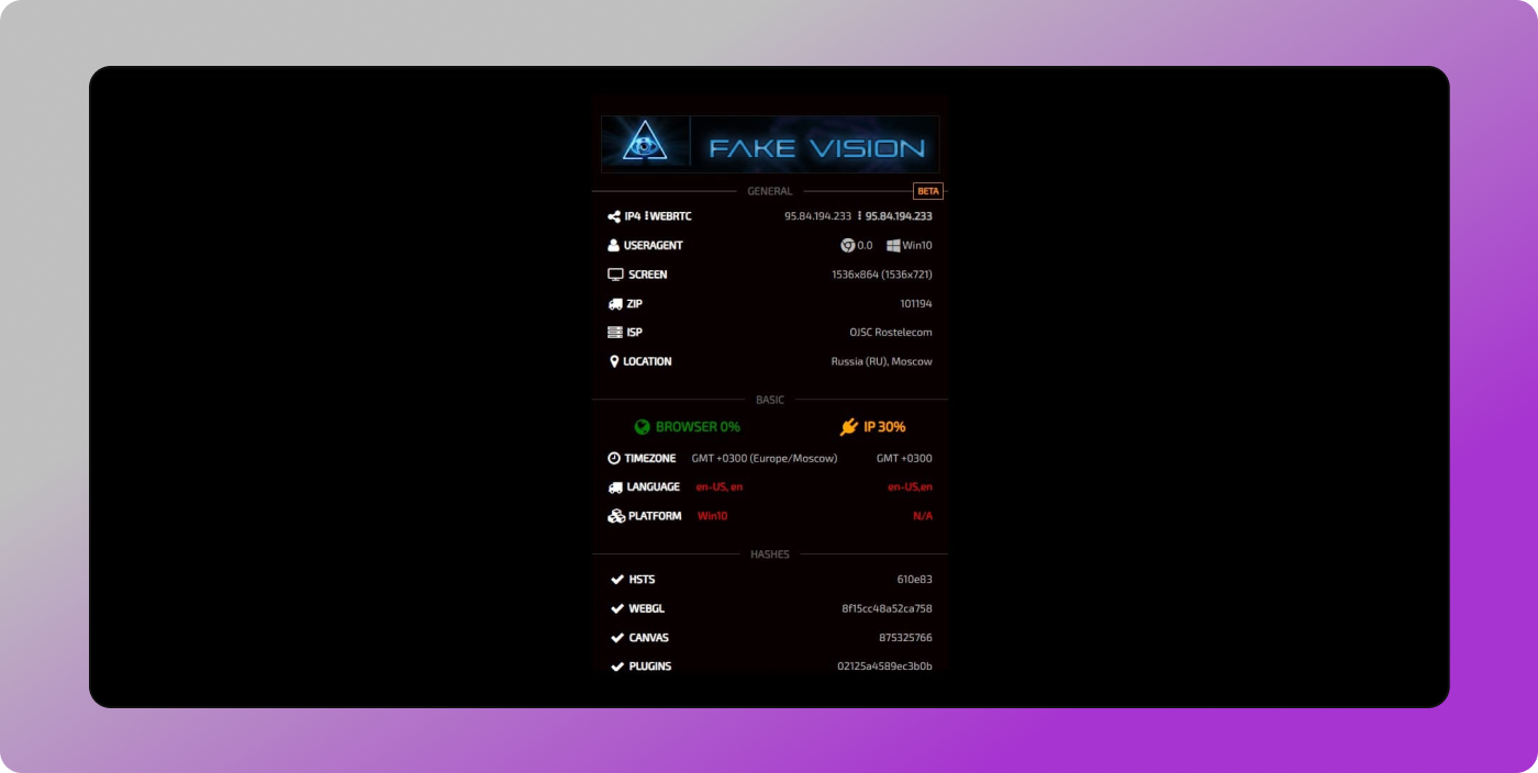 Fake vision Dolphin Anty